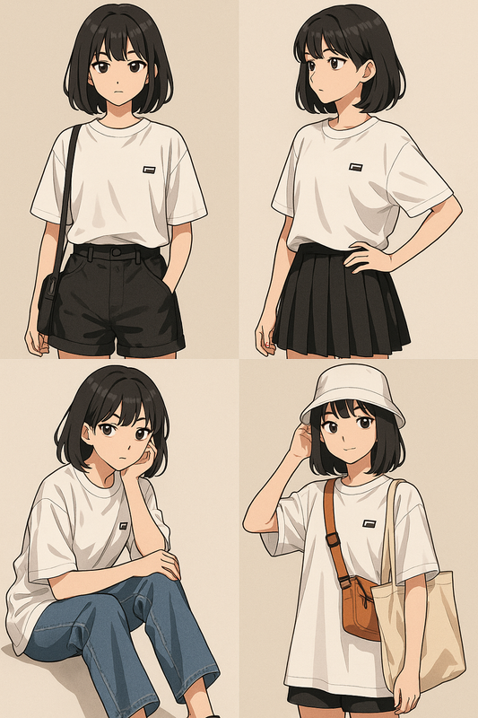 Anime oversized t shirt , The Nova India