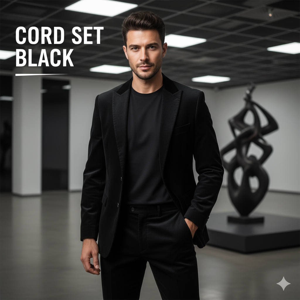 Cord Set Black , COCORA