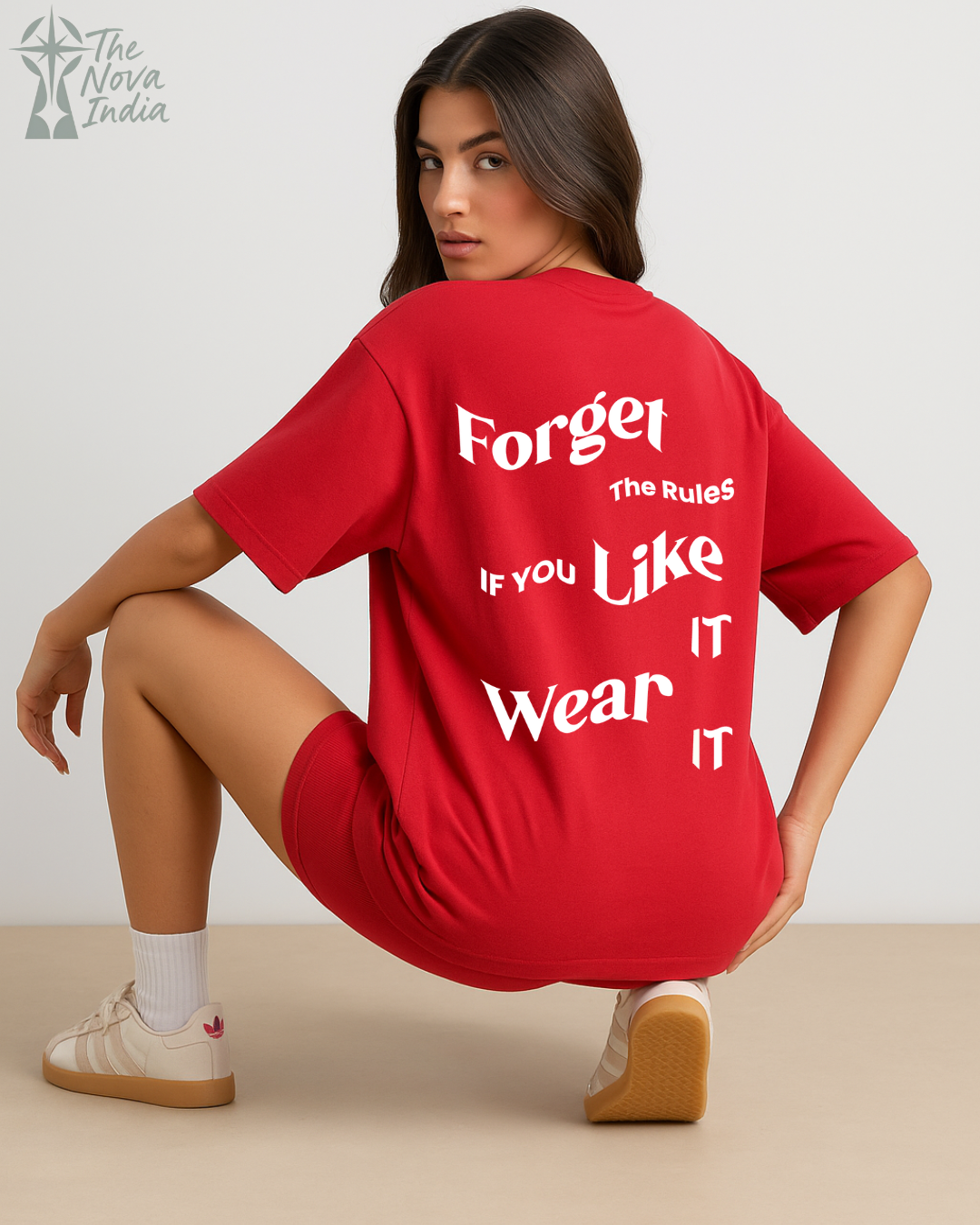 Ferrari Red Oversized T-Shirt
