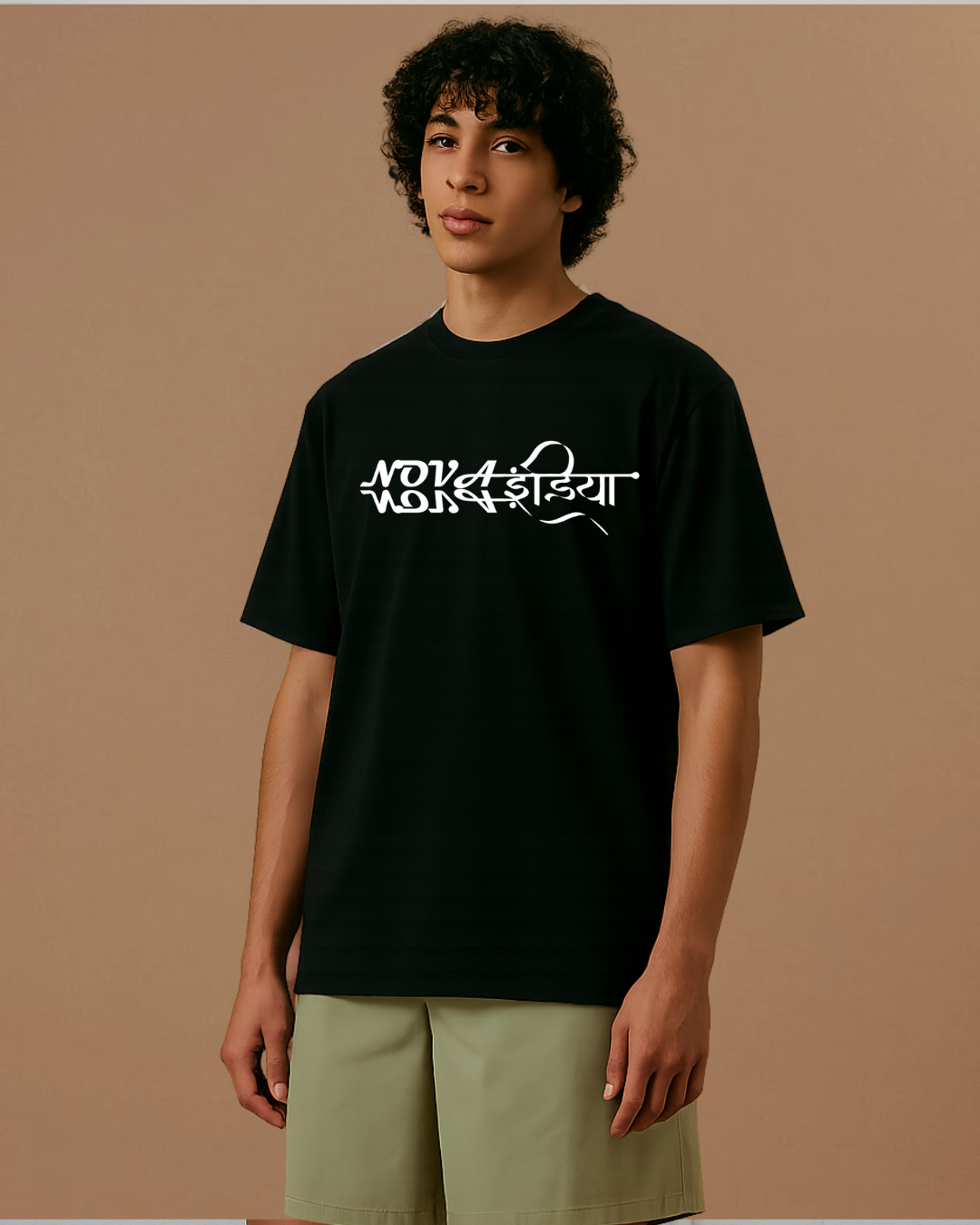 Zenitsu Anime Oversized T-Shirt – Black