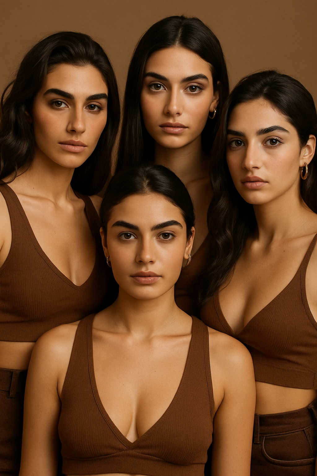 Brown Top Women , The Nova India