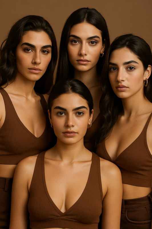 Brown Top Women , The Nova India