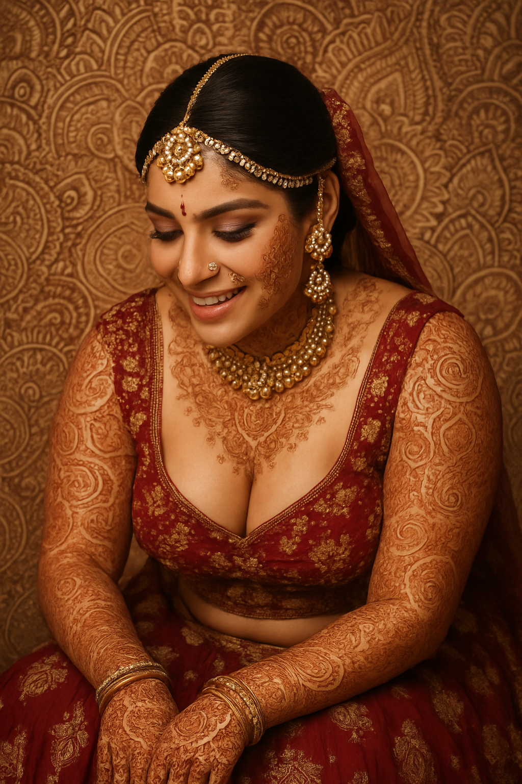 Design of Mehndi for Bride , The Nova India
