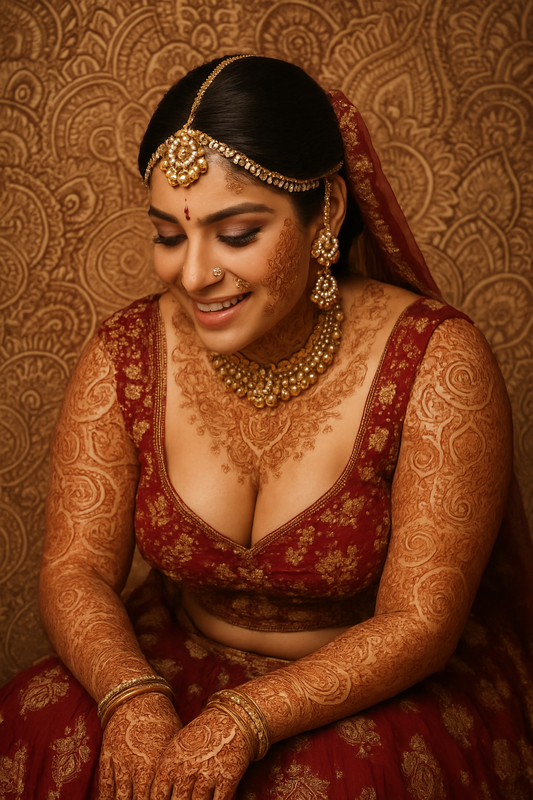 Design of Mehndi for Bride , The Nova India