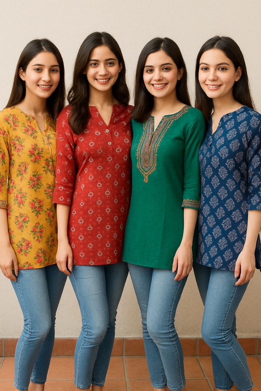 Short Kurti for Women , The Nova India