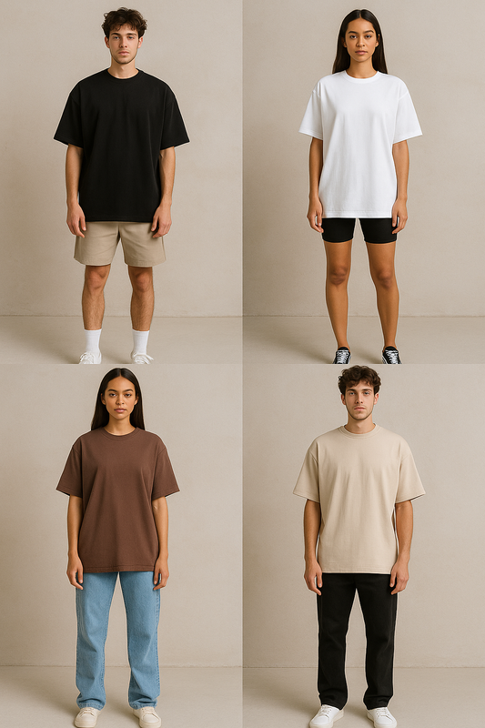 Oversized t shirt combo , The Nova India