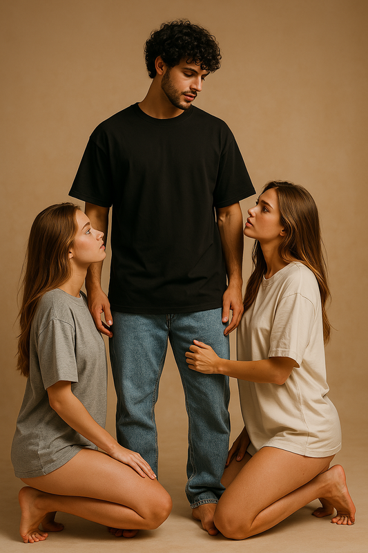 baggy t-shirts, oversized fashion, streetwear India, nova india, casual fashion 2025, plus size fashion, trendy t-shirts for men and women , The Nova India