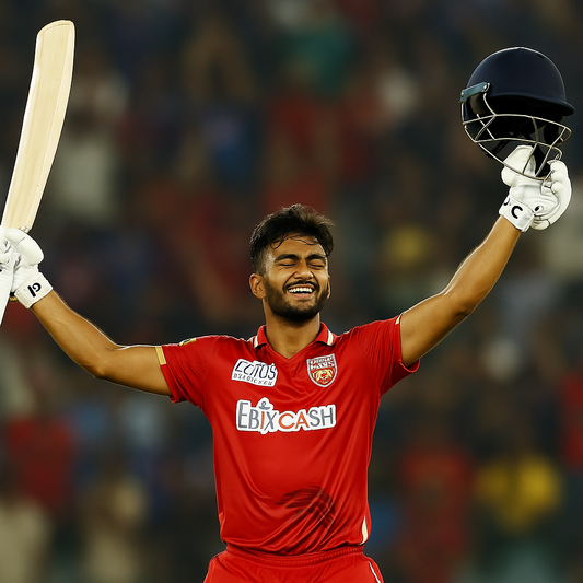 The Nova India , Priyansh Arya hitting fastest century in IPL 2025 for Punjab Kings against CSK – Indian cricket rising star