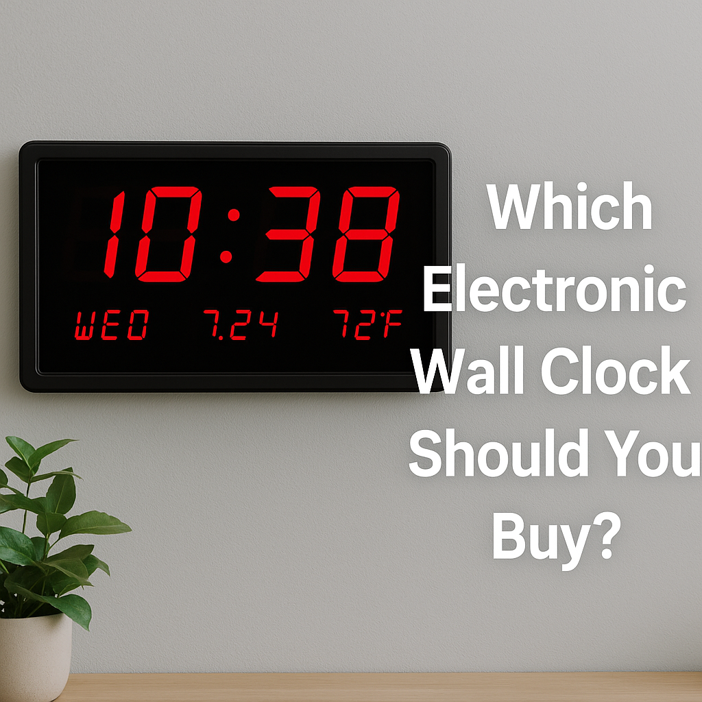 Best Electronic Wall Clock India 2025 , The Nova India