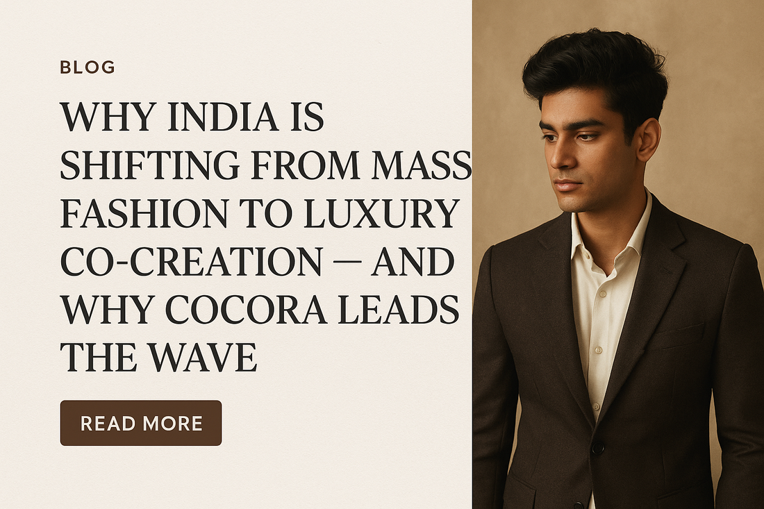  India Is Shifting From Mass Fashion to Luxury Co-Creation , COCORA