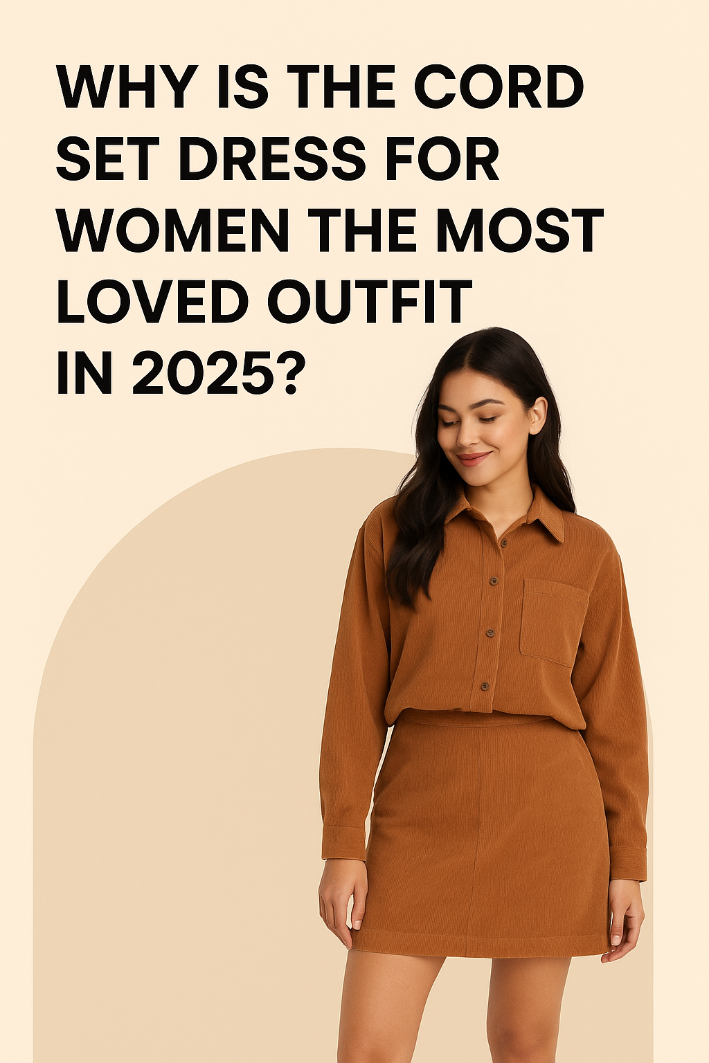 Cord Set Dress for Women 2025 , COCORA