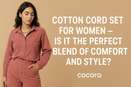 Cotton Cord Set for Women , COCORA
