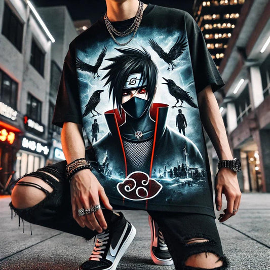 The Nova India , Itachi Uchiha Oversized T-Shirt