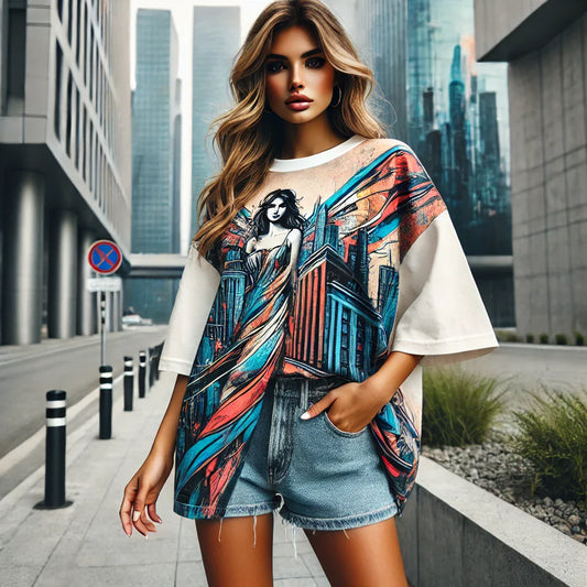 t shirt with woman , The Nova India 