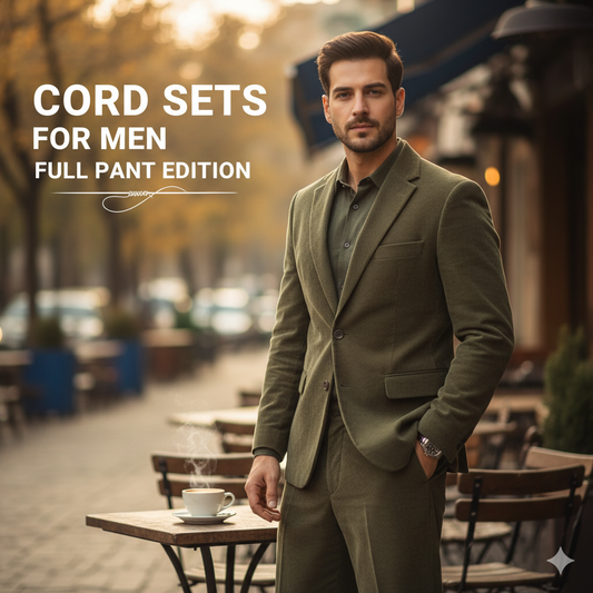 Cord Set for Men Full Pant  , COCORA