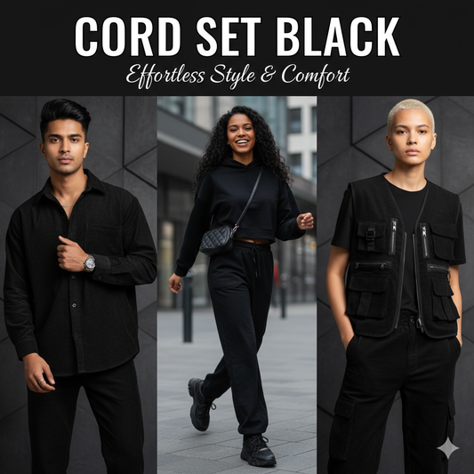 Cord Set Black , COCORA