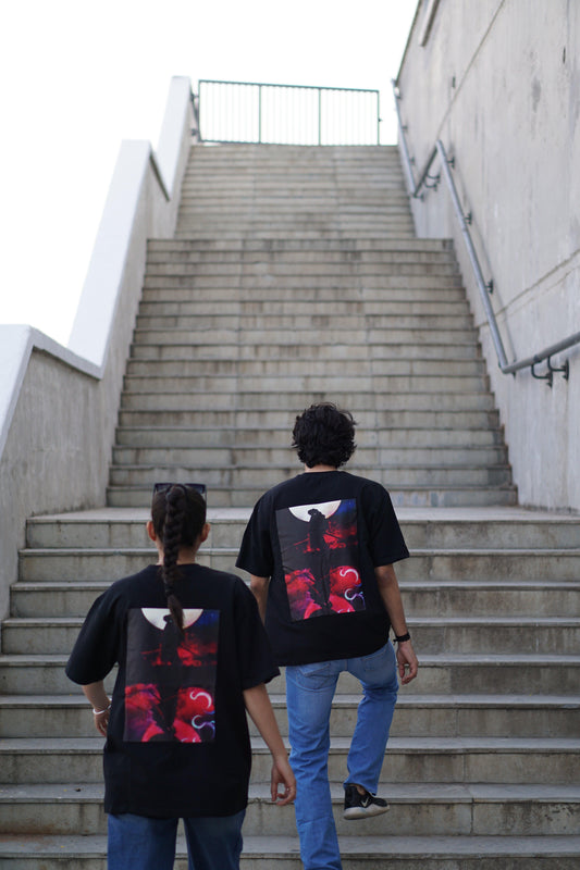 Kokushibo Printed Oversized T-Shirt -The Nova India