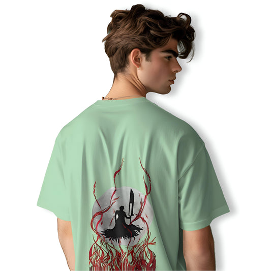 Swordman Printed Oversized T-Shirt –The Nova India