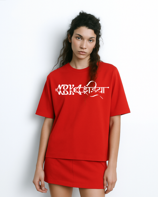 Ferrari Red Oversized T-Shirt